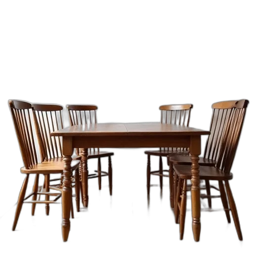 furniture, 3d render, photorealistic, oak transparent PNG cut-out