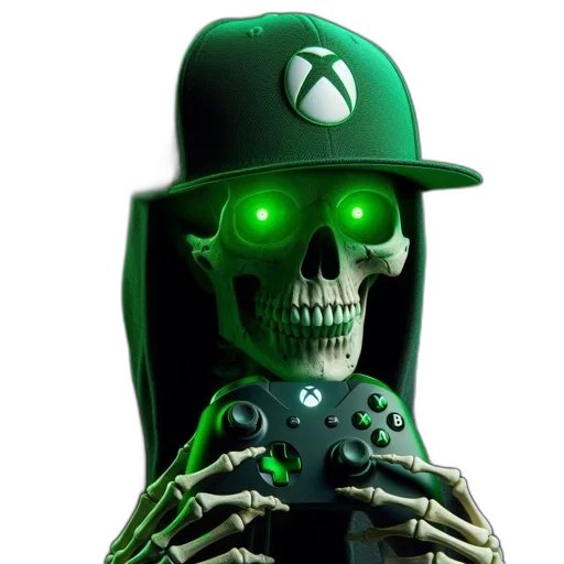 3d render, concept art, pixel art, green, green-eyed, skeletal, figure, wearing transparent PNG cut-out