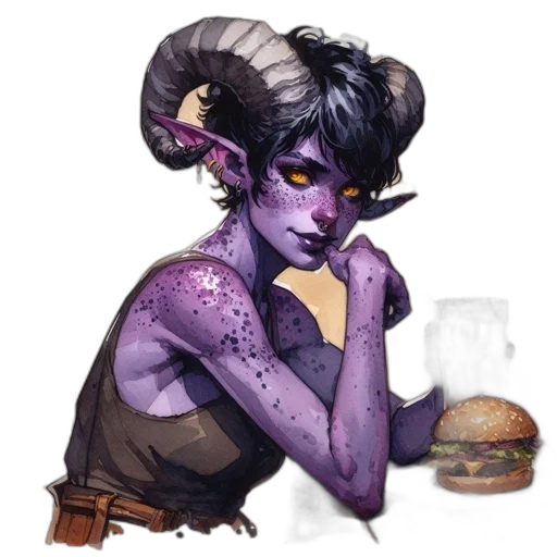 staff, concept art, fantasy art, pixel art, watercolor, dark, anthropomorphic, creature transparent PNG cut-out