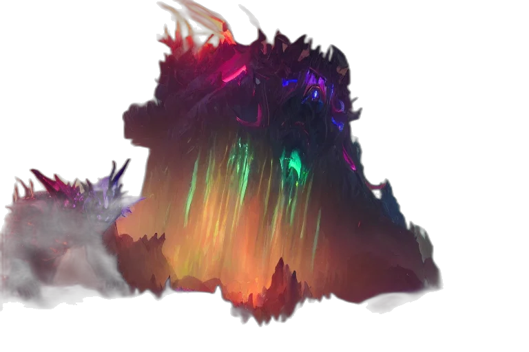 dragon, creature, crown, staff transparent PNG cut-out