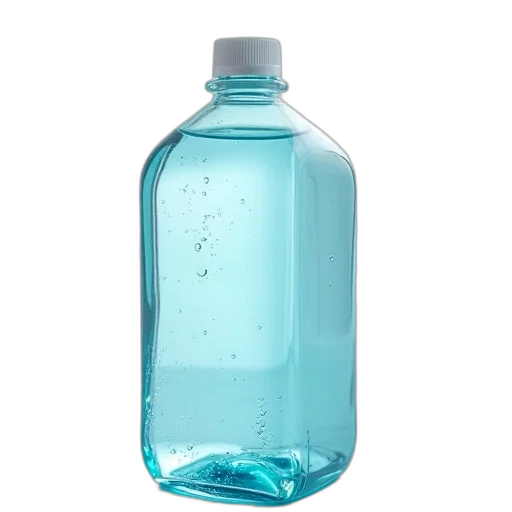 bottle, food, weapon, hair, 3d render, photorealistic, vaporwave, underwater transparent PNG cut-out