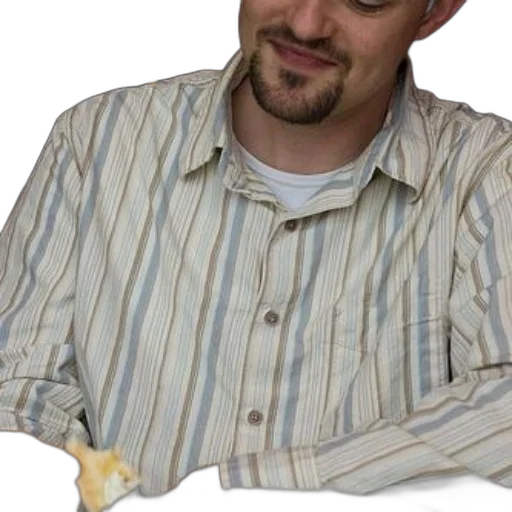 staff, food, jacket, face, photorealistic, 3d render, concept art, man transparent PNG cut-out