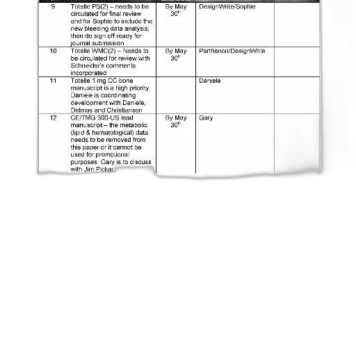 document, table, listing, tasks, deadlines, responsible, individuals, including transparent PNG cut-out