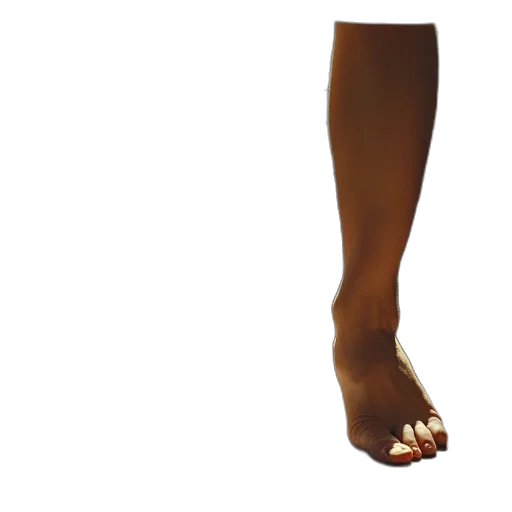 shoes, dress, creature, staff, 3d render, concept art, photorealistic, earth tones transparent PNG cut-out