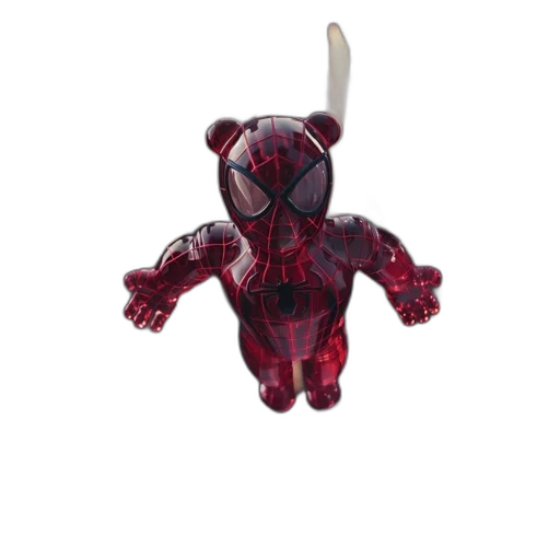 animal, creature, mask, 3d render, concept art, spider-man, depicted, stylized transparent PNG cut-out