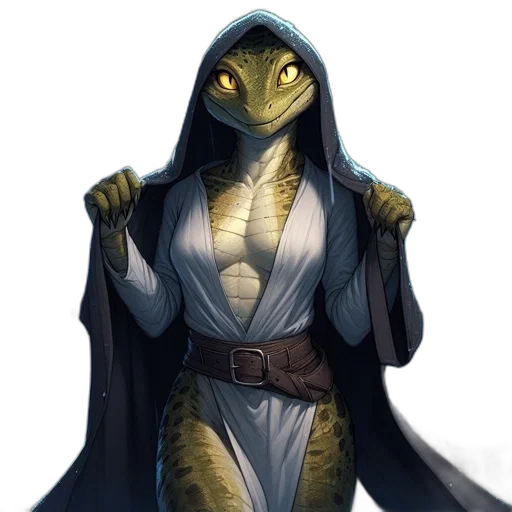 dragon, concept art, fantasy art, comic book art, photorealistic, reptilian, humanoid, figure transparent PNG cut-out