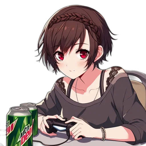 food, weapon, robot, creature, anime, pixel art, vaporwave, cyberpunk transparent PNG cut-out