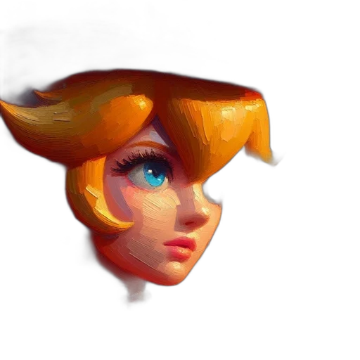 hat, face, crown, mask, concept art, 3d render, fantasy art, photorealistic transparent PNG cut-out