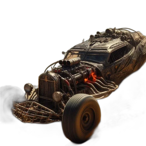car, weapon, robot, dragon, concept art, 3d render, photorealistic, fantasy art transparent PNG cut-out