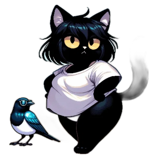 staff, concept art, pixel art, cartoon, fantasy art, dark, monochrome, blue transparent PNG cut-out