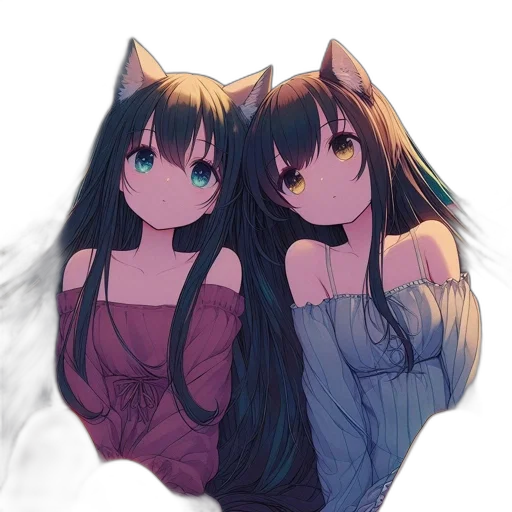 mask, dress, animal, creature, anime, pixel art, fantasy art, vaporwave transparent PNG cut-out