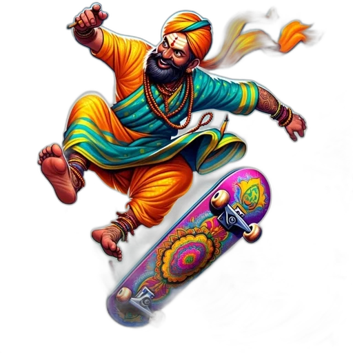 fantasy art, concept art, pixel art, photorealistic, dynamic, illustration, bearded, man transparent PNG cut-out