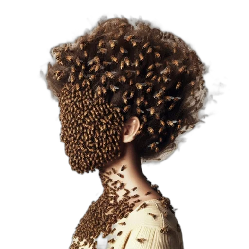 hair, crown, dress, hat, photorealistic, concept art, earth tones, golden transparent PNG cut-out