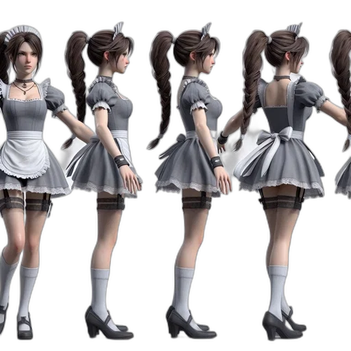 dress, concept art, 3d render, photorealistic, fantasy art, monochrome, dark, earth tones transparent PNG cut-out