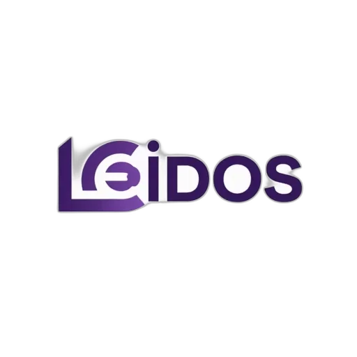 stylized, logo, company, leidos, purple, white, color, scheme transparent PNG cut-out