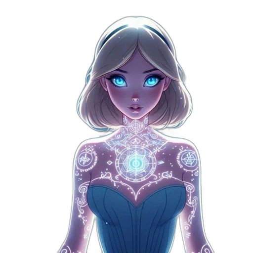 dress, jewelry, robot, mask, concept art, fantasy art, comic book art, pixel art transparent PNG cut-out