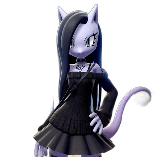 staff, 3d render, concept art, cartoon, fantasy art, monochrome, dark, animated transparent PNG cut-out