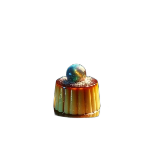 jewelry, bottle, crown, food, 3d render, photorealistic, vaporwave, pixel art transparent PNG cut-out