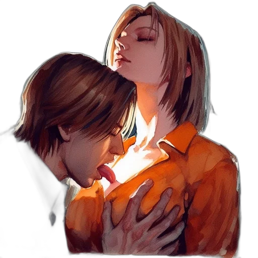 jacket, concept art, watercolor, comic book art, photorealistic, fire, neon lights, night transparent PNG cut-out