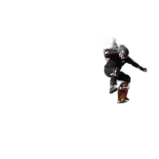 robot, shoes, creature, 3d render, concept art, pixel art, outer space, skateboarder transparent PNG cut-out