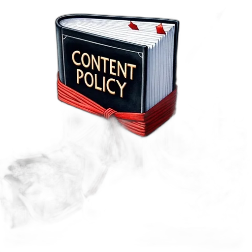 illustration, portrays, book, labeled, content, policy, encircling, people transparent PNG cut-out