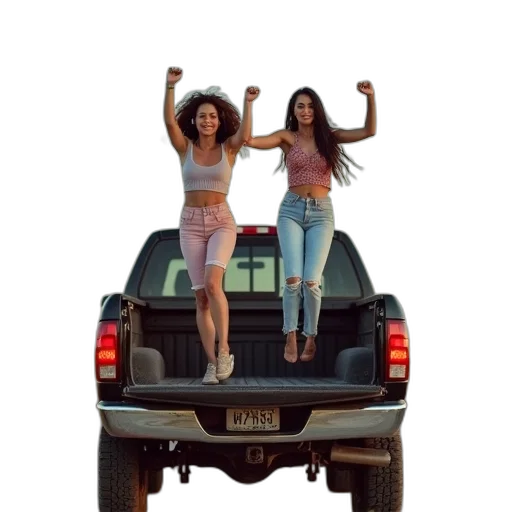 car, concept art, photorealistic, two transparent PNG cut-out