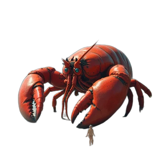 animal, creature, food, weapon, 3d render, concept art, photorealistic, fantasy art transparent PNG cut-out