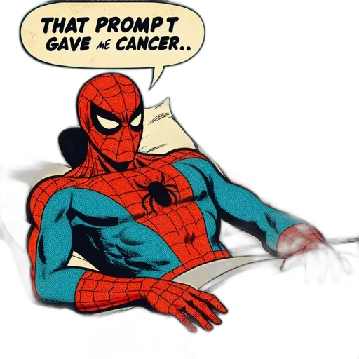 mask, weapon, umbrella, comic book art, concept art, spider-man, lies, hospital transparent PNG cut-out