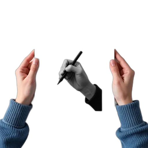staff, jacket, weapon, face, photorealistic, 3d render, concept art, oil painting transparent PNG cut-out