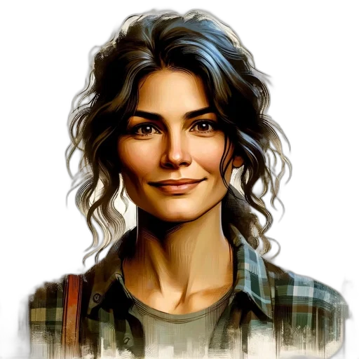 face, photorealistic, pixel art, comic book art, fantasy art, portrait, woman, dark transparent PNG cut-out