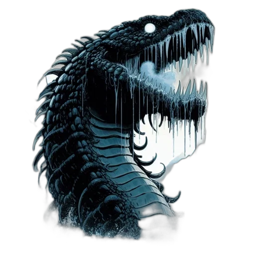 dragon, creature, animal, mask, concept art, fantasy art, 3d render, photorealistic transparent PNG cut-out