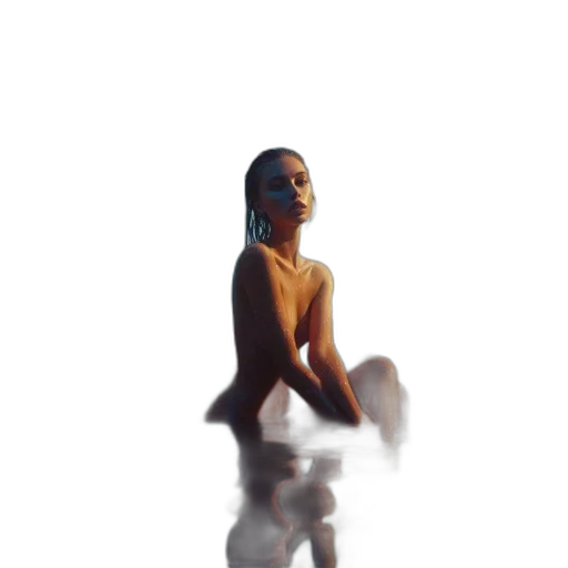 dress, mask, creature, robot, 3d render, concept art, photorealistic, pixel art transparent PNG cut-out