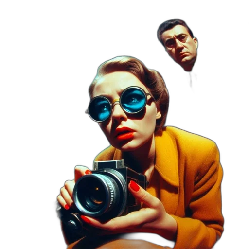 face, jacket, weapon, dress, photorealistic, comic book art, concept art, watercolor transparent PNG cut-out
