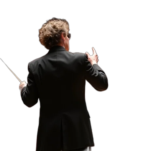 staff, jacket, weapon, person, conducts, boston, symphony, orchestra transparent PNG cut-out