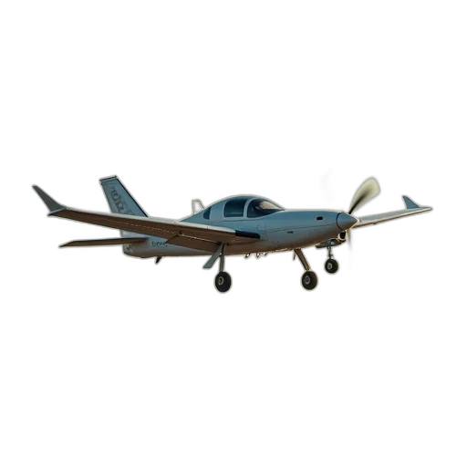 3d render, plane, taking, off transparent PNG cut-out