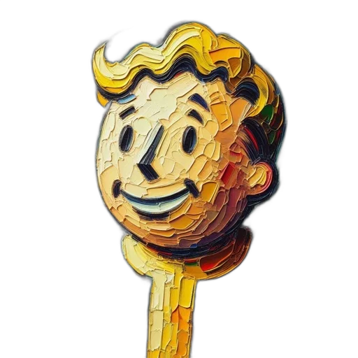 staff, crown, jewelry, face, cartoon, concept art, 3d render, pixel art transparent PNG cut-out