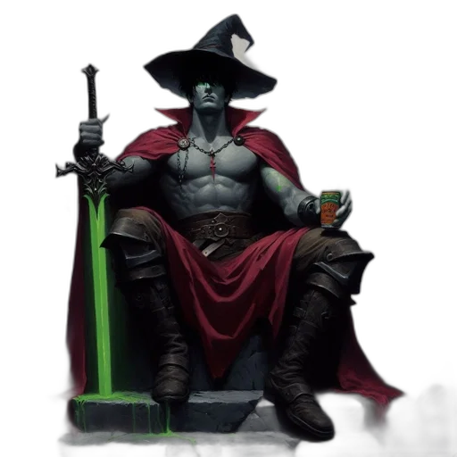 staff, concept art, fantasy art, pixel art, 3d render, muscular, figure, potentially transparent PNG cut-out