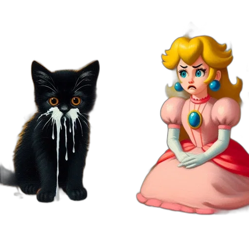 pixel art, concept art, 3d render, fantasy art, monochrome, split-panel, artistry, displays transparent PNG cut-out