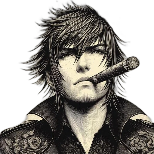 weapon, staff, fantasy art, photorealistic, concept art, pixel art, monochrome, male transparent PNG cut-out