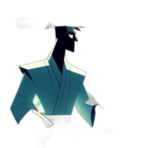 robot, jacket, staff, creature, concept art, 3d render, comic book art, vaporwave transparent PNG cut-out