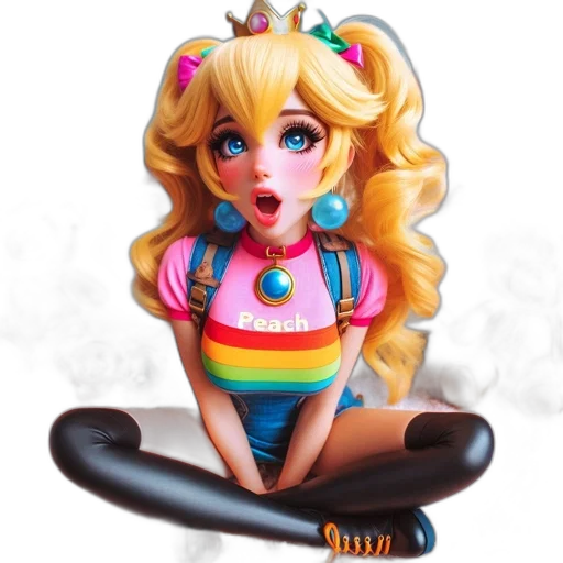 dress, concept art, cartoon, fantasy art, 3d render, colorful, animated, character transparent PNG cut-out