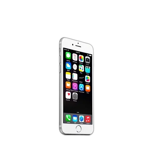 white, iphone, black, screen, displaying, various, colorful, app transparent PNG cut-out
