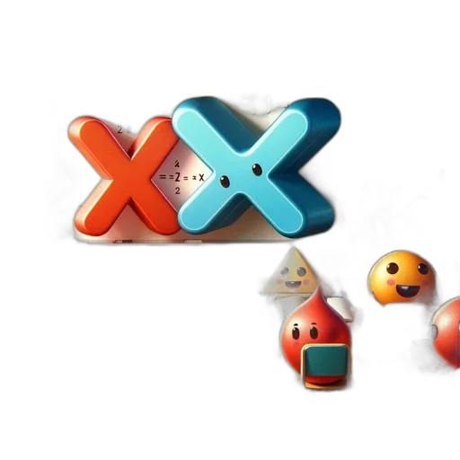 3d render, concept art, animated, classroom, features, two, red, blue transparent PNG cut-out