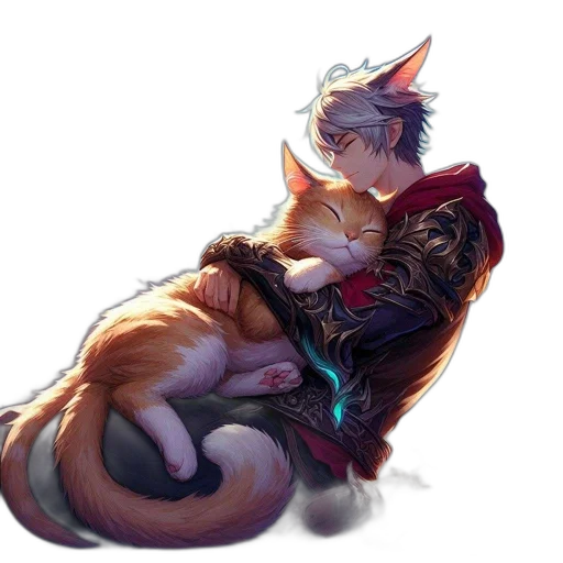 dragon, fantasy art, watercolor, concept art, pixel art, red, young, elf-like transparent PNG cut-out