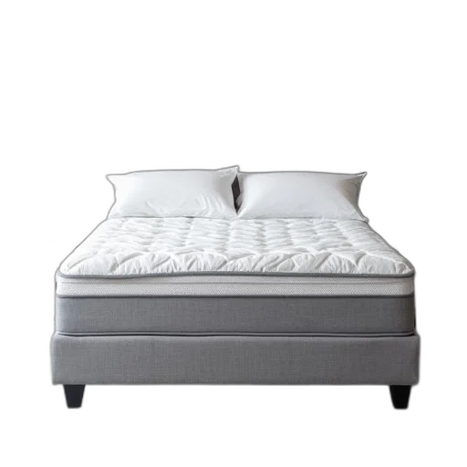 furniture, monochrome, twin, size, hybrid, mattress, cool, pillow transparent PNG cut-out