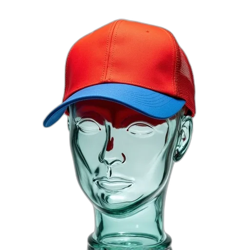 hat, face, mask, jacket, vaporwave, 3d render, photorealistic, concept art transparent PNG cut-out