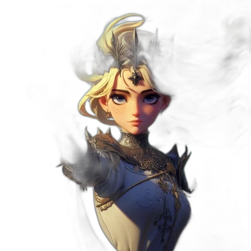 staff, face, dragon, crown, fantasy art, concept art, 3d render, pixel art transparent PNG cut-out