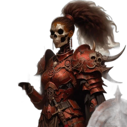mask, robot, face, weapon, concept art, fantasy art, photorealistic, 3d render transparent PNG cut-out