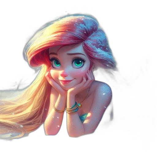 face, hair, hat, dress, concept art, 3d render, fantasy art, photorealistic transparent PNG cut-out