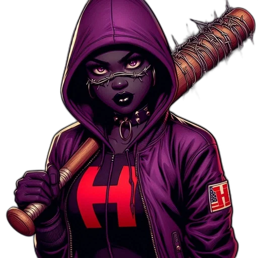 staff, jacket, weapon, comic book art, concept art, fantasy art, pixel art, dark transparent PNG cut-out